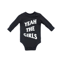 YEAH THE GIRLS V2 BABY LONG SLEEVE ONESIE